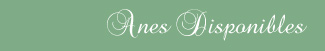 Anes disponibles